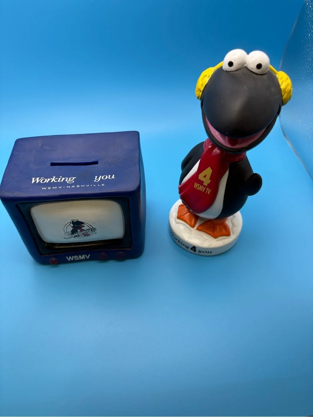 2 Snowbird Memorabilia WSMV Channel Four Nashville TN Vintage 1996 & 2000
